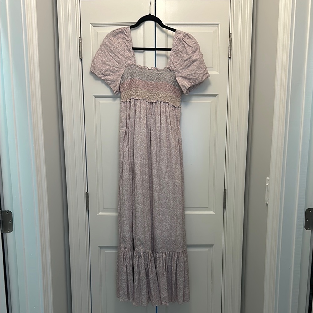 Baybala Mommy & Me SET Maxi Dress (S) Girls dress (6T) and bloomer set (2T)